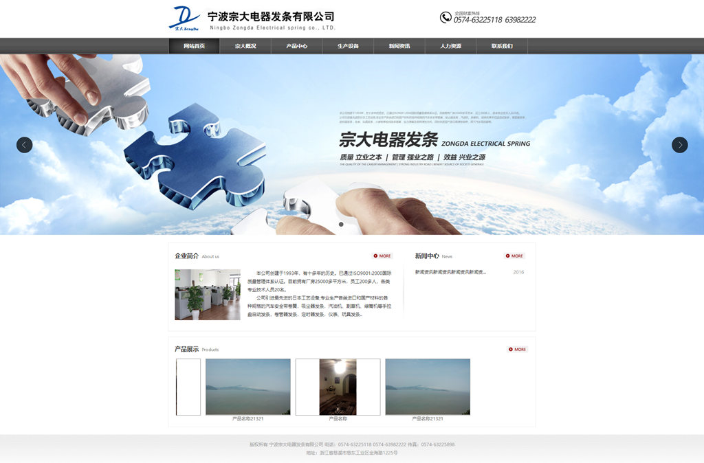 宁波宗大电器发条有限公司